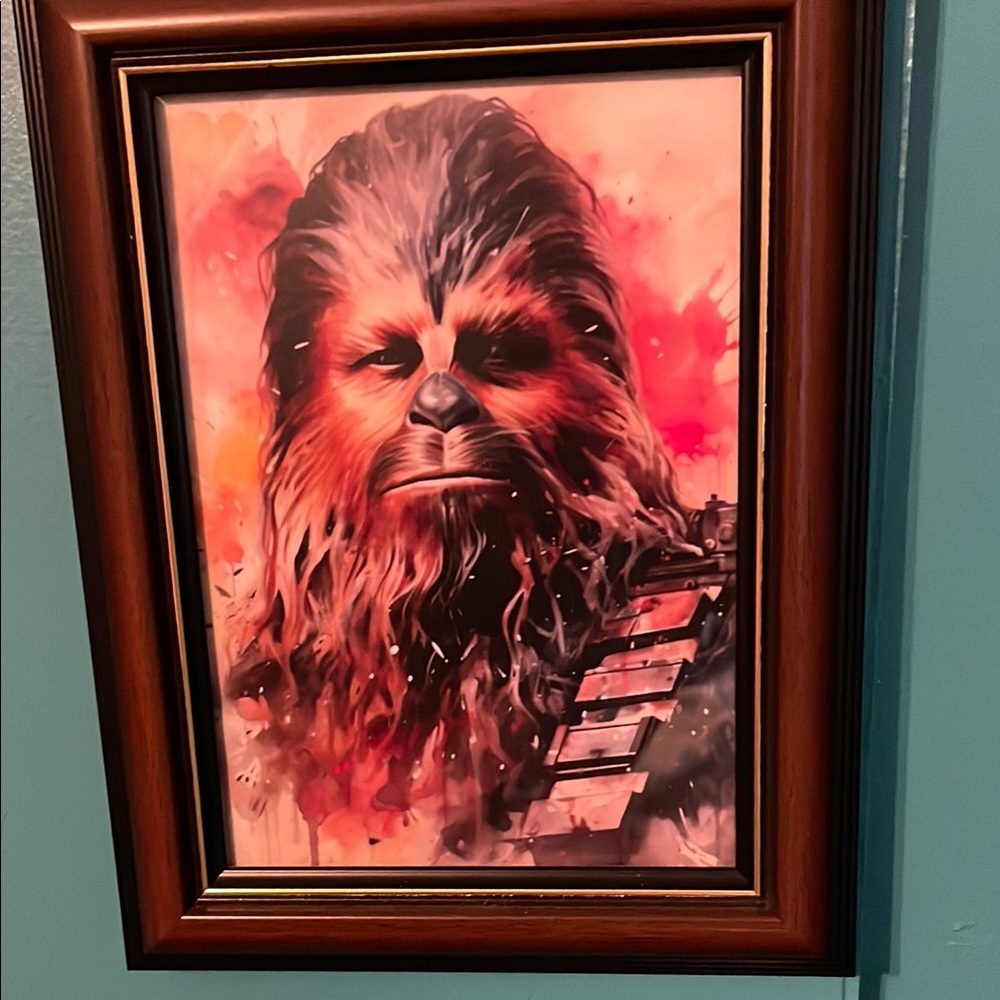 Chewbacca Framed Art Print STAR WARS